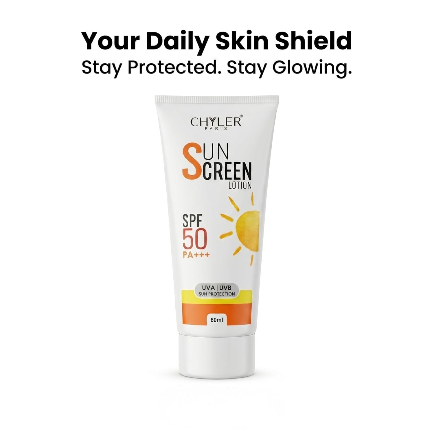 Chyler Paris SPF 50 PA+++ Sunscreen Lotion with Vitamin E | UVA & UVB Protection | Octinoxate, Avobenzone & Zinc Oxide - Image 6